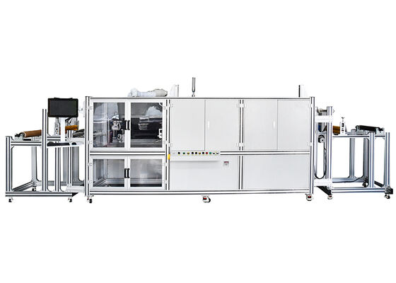Roll to Roll Ultrasonic Precision Spraying Machine dengan Frekuensi 20-150kHz dan 95% Seragam Semprot