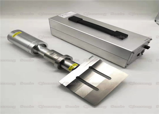 Pisau Pemotong Titanium Food Grade Dengan Lebar Ultrasonik Disesuaikan 20khz Untuk Daging Beku